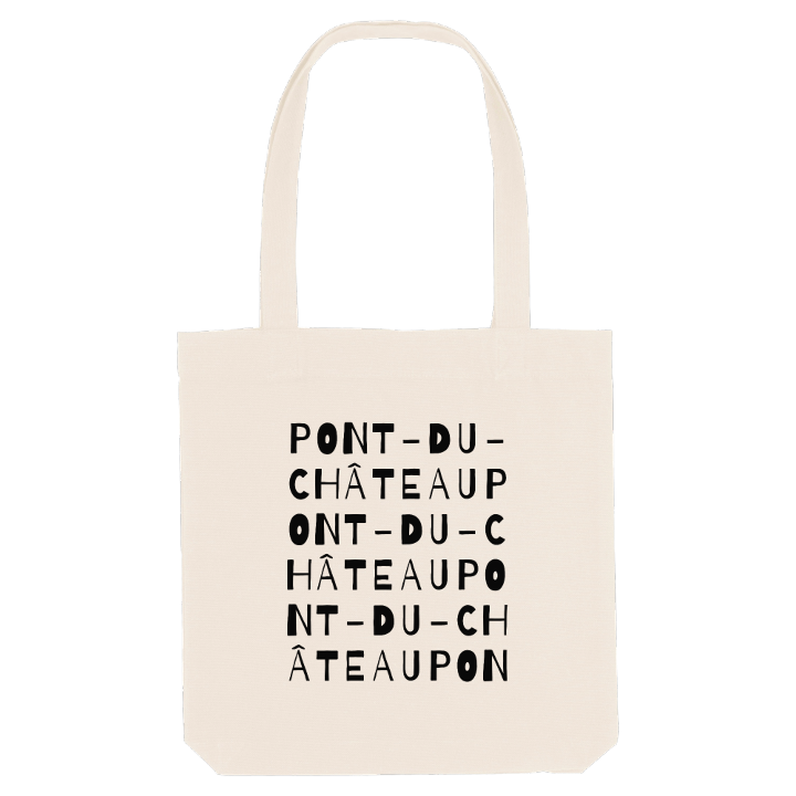 Pont-du-Château wordplay tote bag – tote bag from PinShirt