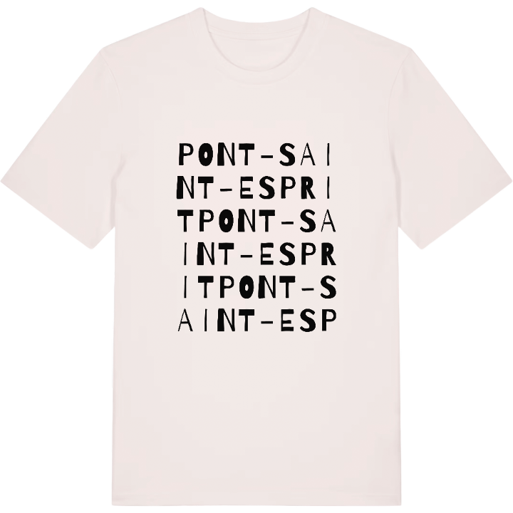 Pont-Saint-Esprit wordplay t-shirt – t-shirt from PinShirt
