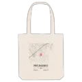 Ponte Buggianese map tote bag