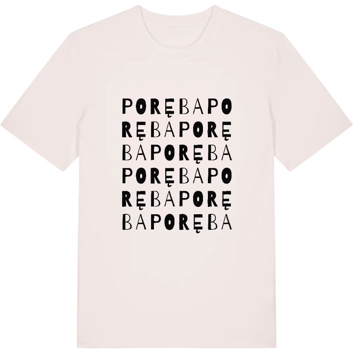 Poręba wordplay t-shirt – t-shirt from PinShirt
