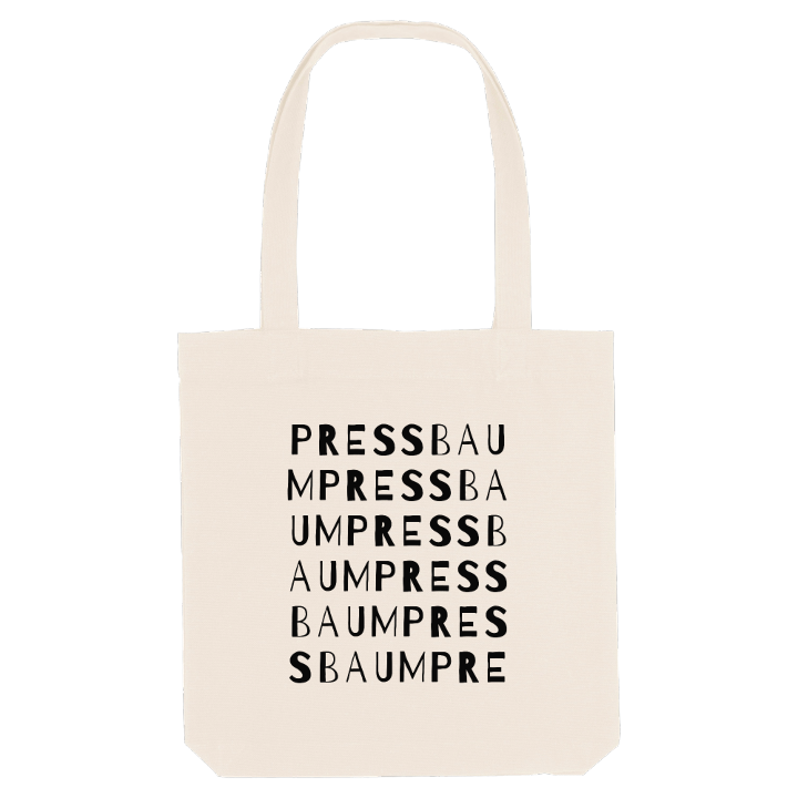 Pressbaum wordplay tote bag – tote bag from PinShirt