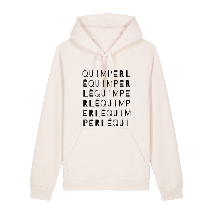 Quimperlé wordplay hoodie – hoodie from PinShirt