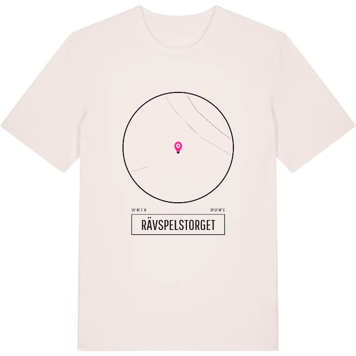 Rävspelstorget t-shirt – t-shirt from PinShirt