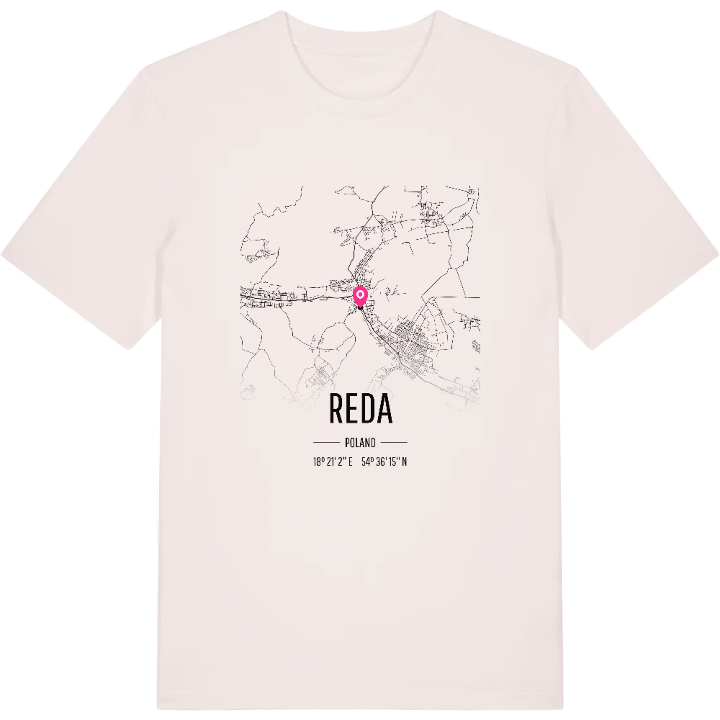 Reda map t-shirt – t-shirt from PinShirt