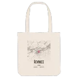Řevnice map tote bag