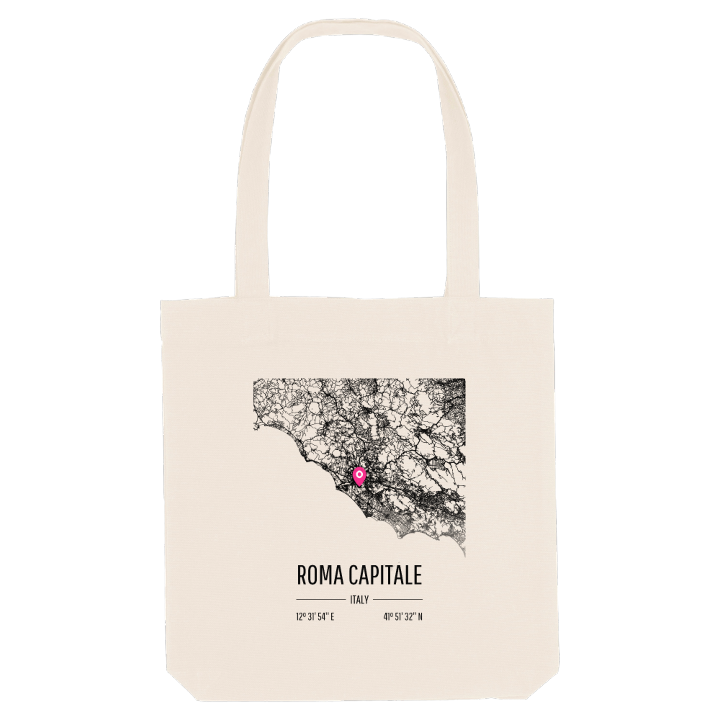 Roma Capitale map tote bag – tote bag from PinShirt