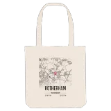 Rotherham map tote bag