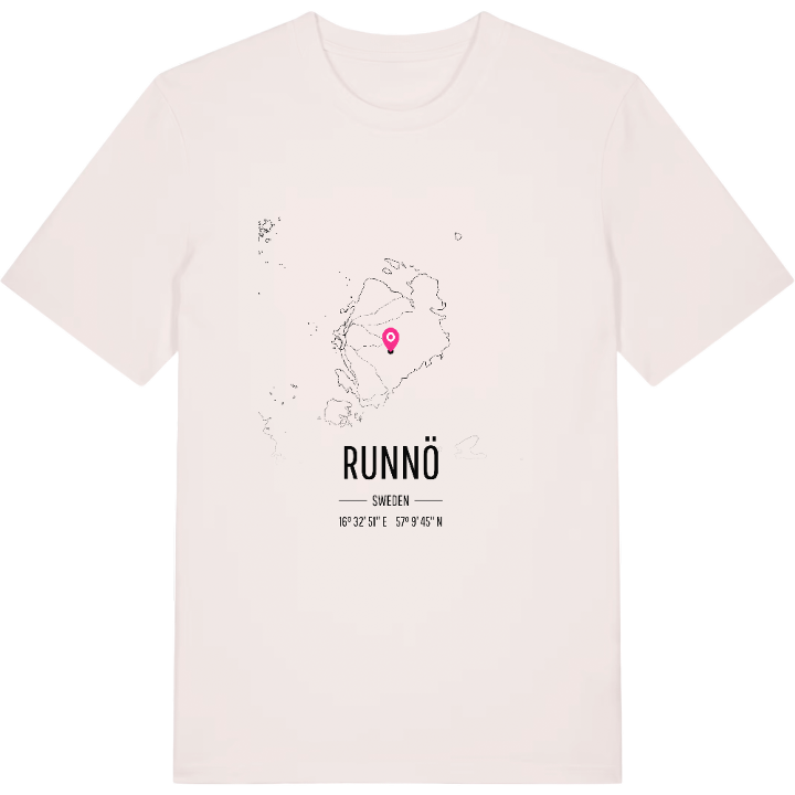 Runnö map t-shirt – t-shirt from PinShirt