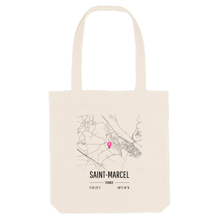 Saint-Marcel map tote bag – tote bag from PinShirt