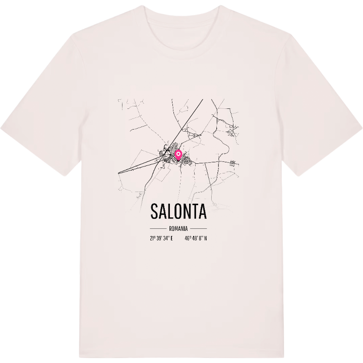 Salonta map t-shirt – t-shirt from PinShirt