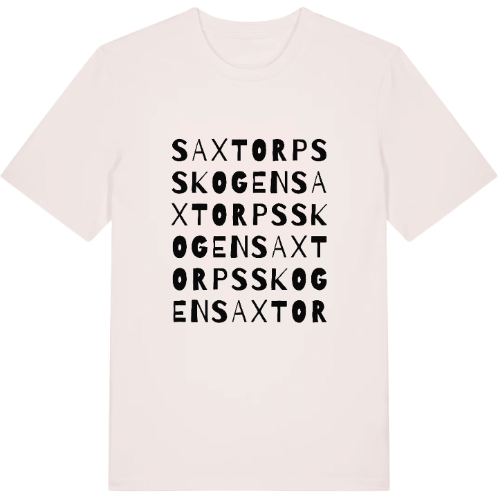 Saxtorpsskogen wordplay t-shirt – t-shirt from PinShirt