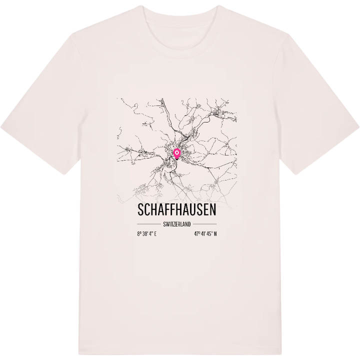 Schaffhausen map t-shirt – t-shirt from PinShirt