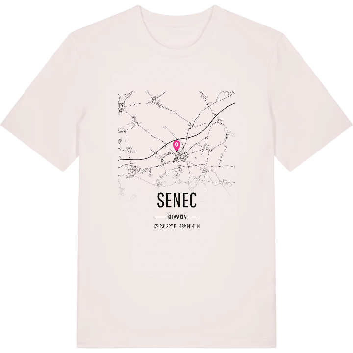 Senec map t-shirt – t-shirt from PinShirt