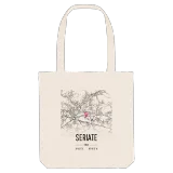 Seriate map tote bag