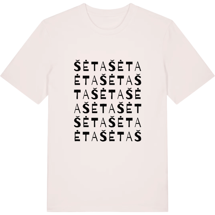 Šėta wordplay t-shirt – t-shirt from PinShirt