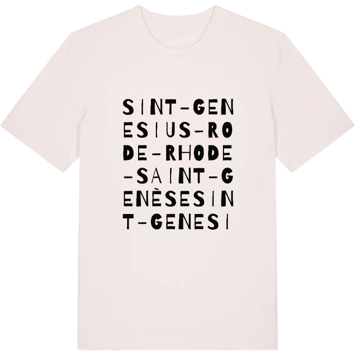 Sint-Genesius-Rode - Rhode-Saint-Genèse wordplay t-shirt – t-shirt from PinShirt