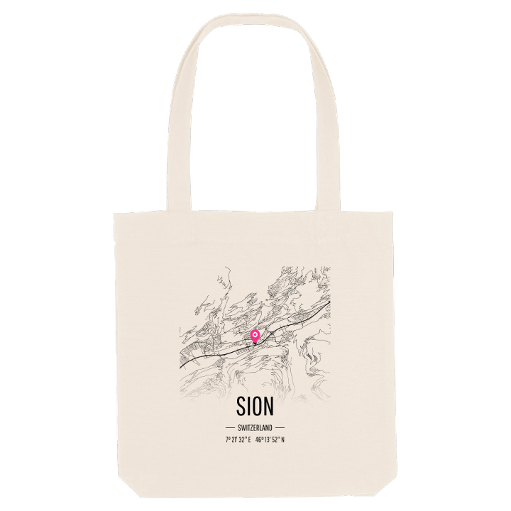 Sion map tote bag – tote bag from PinShirt