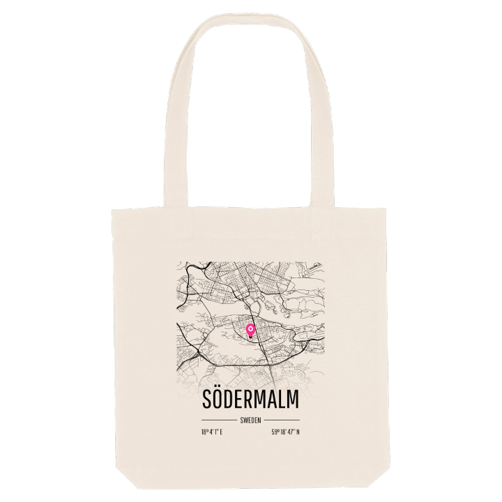 Södermalm map tote bag – tote bag from PinShirt