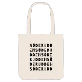 Söderudden wordplay tote bag
