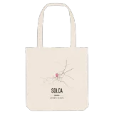 Solca map tote bag