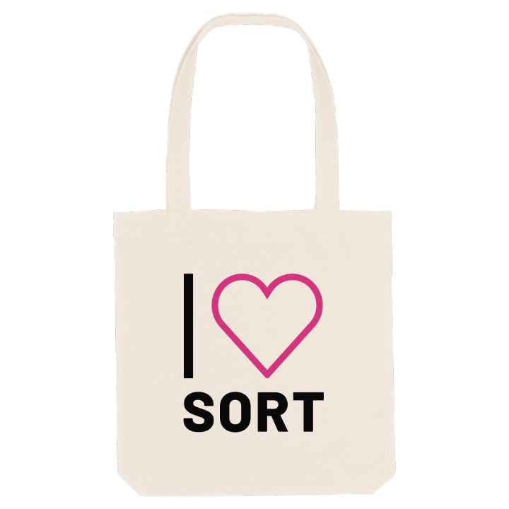 I love Sort tote bag large print – tote bag from PinShirt