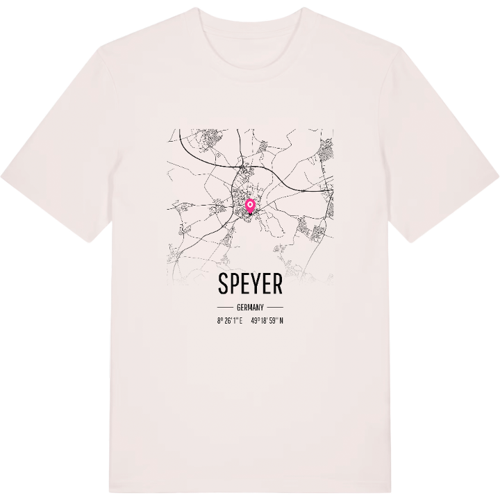 Speyer map t-shirt – t-shirt from PinShirt
