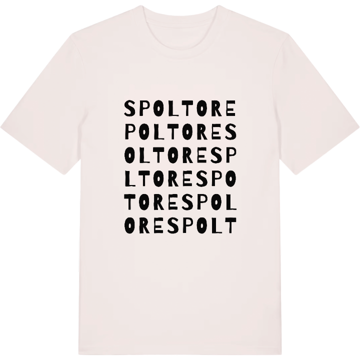 Spoltore wordplay t-shirt – t-shirt from PinShirt