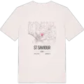 St Saviour map t-shirt