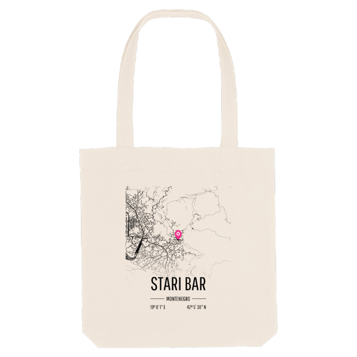 Stari Bar map tote bag – tote bag from PinShirt