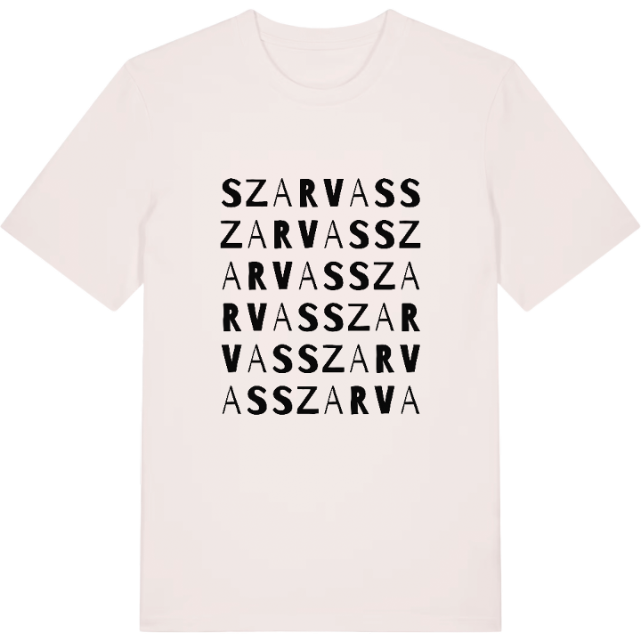 Szarvas wordplay t-shirt – t-shirt from PinShirt
