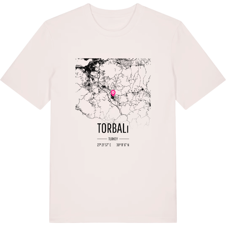 Torbalı map t-shirt – t-shirt from PinShirt