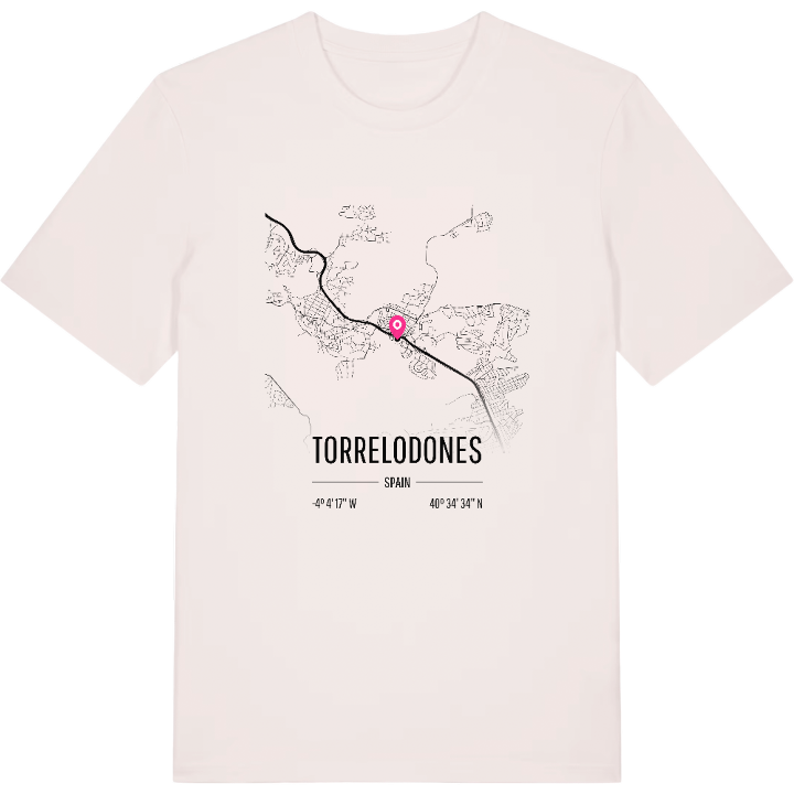 Torrelodones map t-shirt – t-shirt from PinShirt