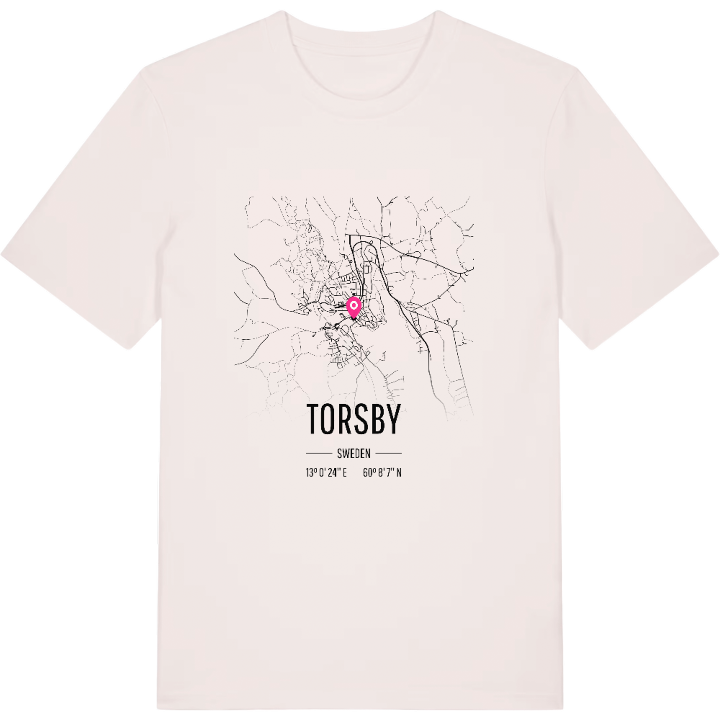 Torsby map t-shirt – t-shirt from PinShirt