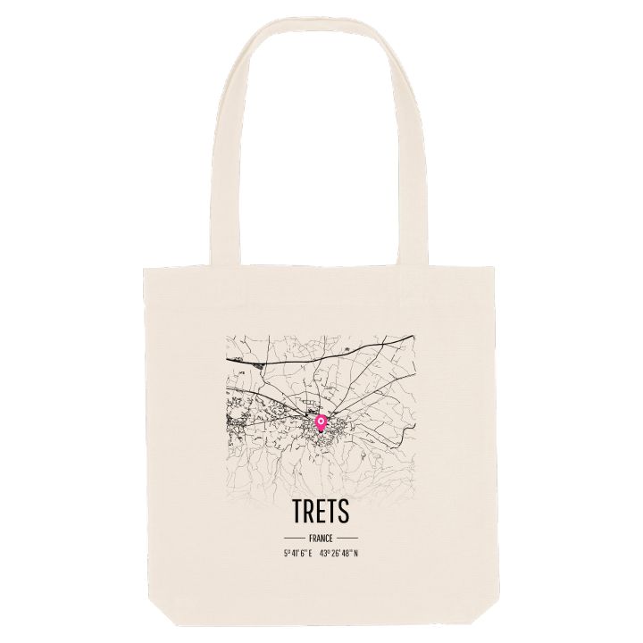 Trets map tote bag – tote bag from PinShirt