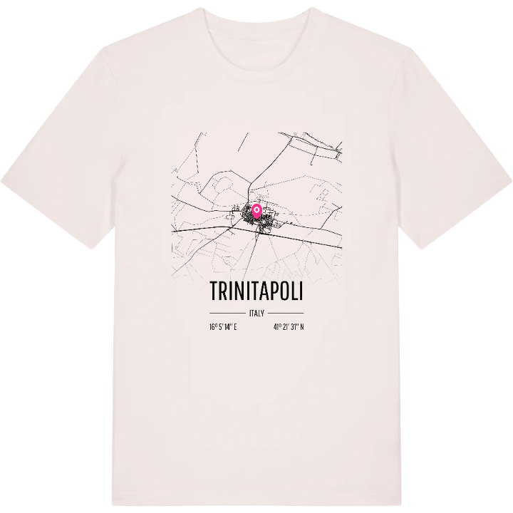 Trinitapoli map t-shirt – t-shirt from PinShirt