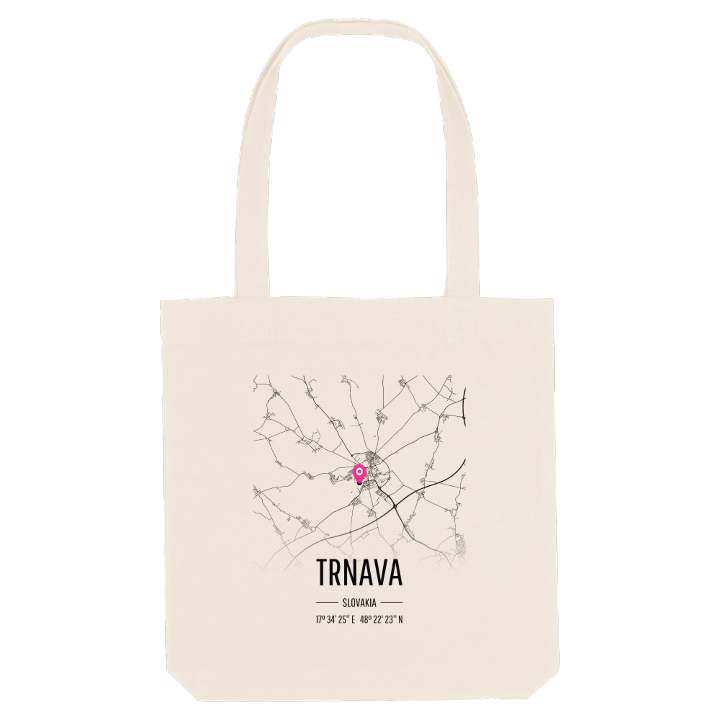 Trnava map tote bag – tote bag from PinShirt