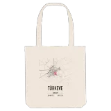 Túrkeve map tote bag