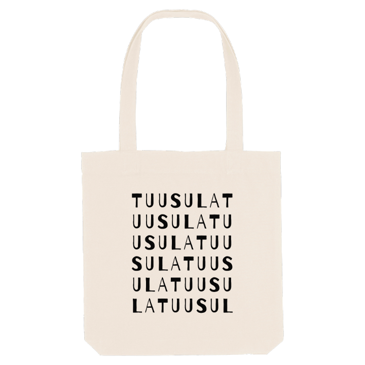 Tuusula wordplay tote bag – tote bag from PinShirt