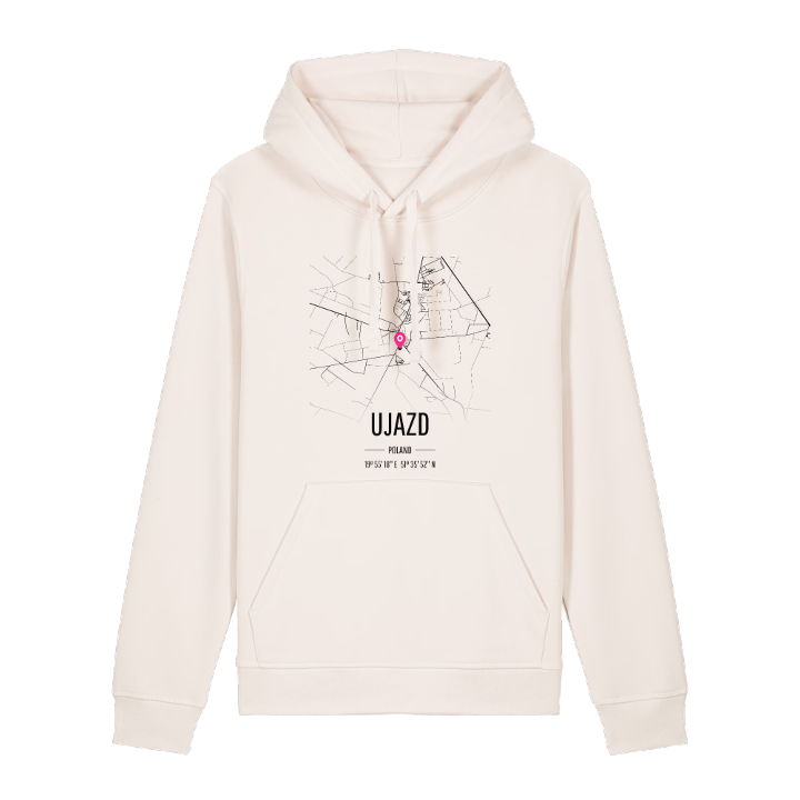 Ujazd map hoodie – hoodie from PinShirt