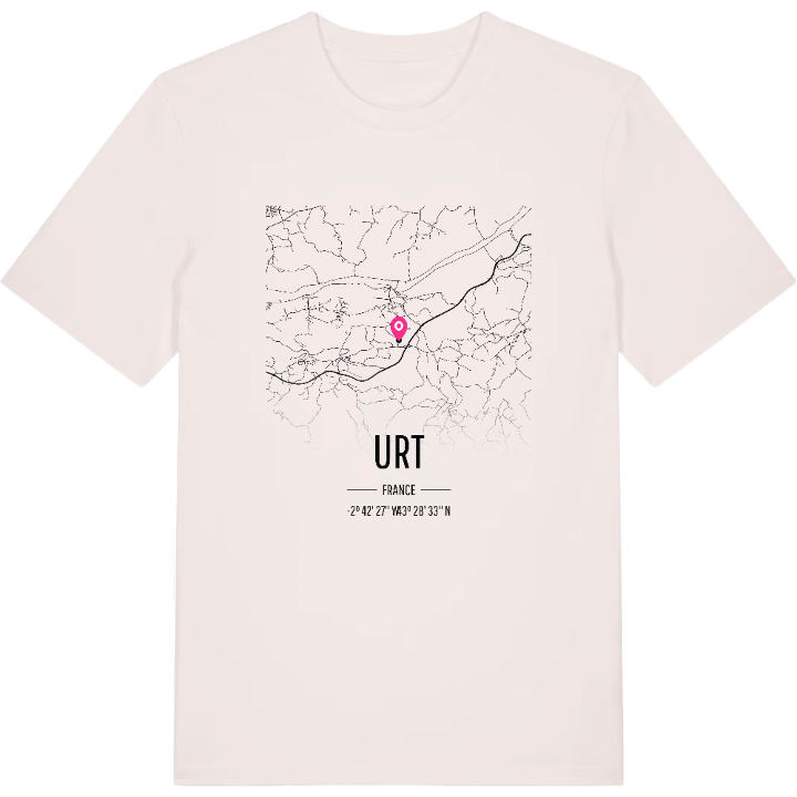 Urt map t-shirt – t-shirt from PinShirt