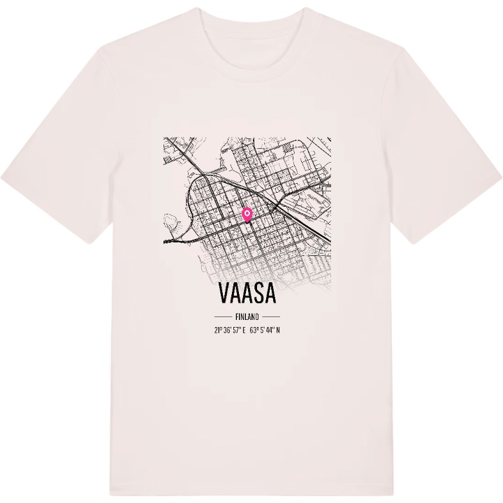 Vaasa map t-shirt – t-shirt from PinShirt