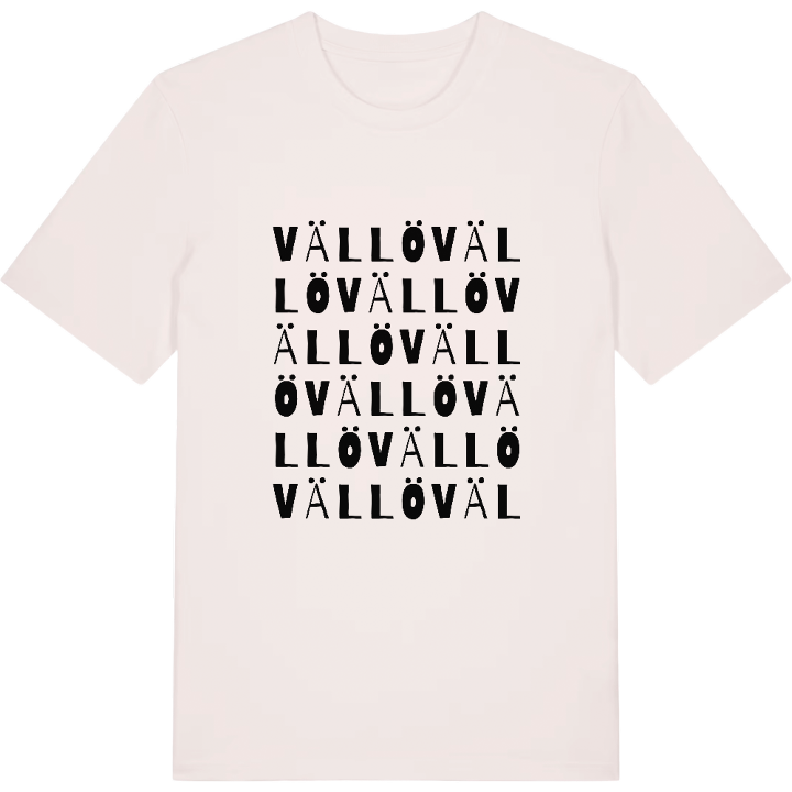 Vällö wordplay t-shirt – t-shirt from PinShirt