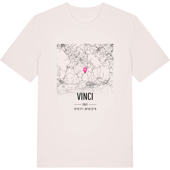 Vinci map t-shirt – t-shirt from PinShirt