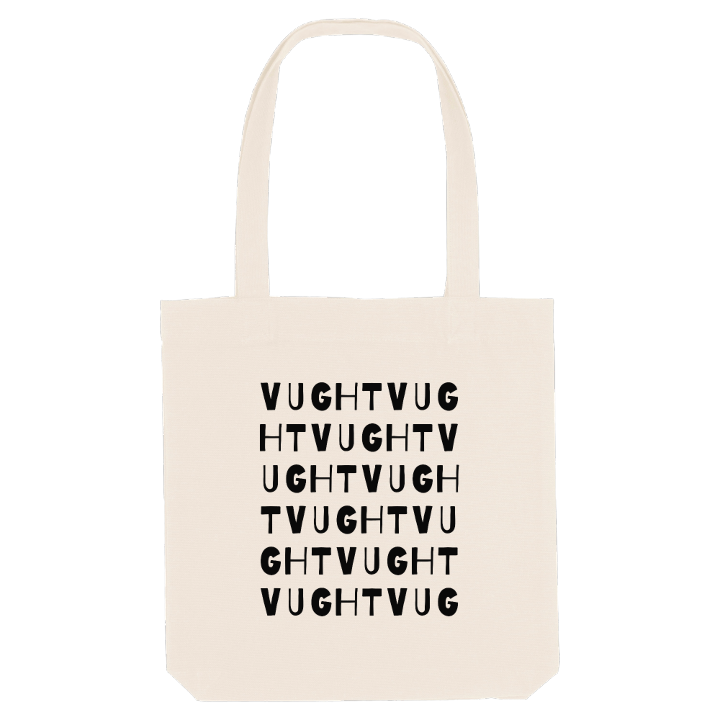 Vught wordplay tote bag – tote bag from PinShirt