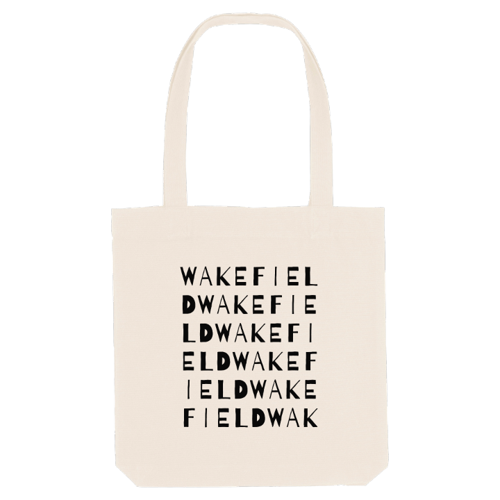 Wakefield wordplay tote bag – tote bag from PinShirt