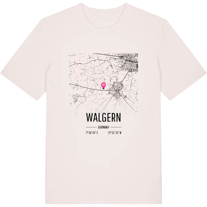 Walgern map t-shirt – t-shirt from PinShirt