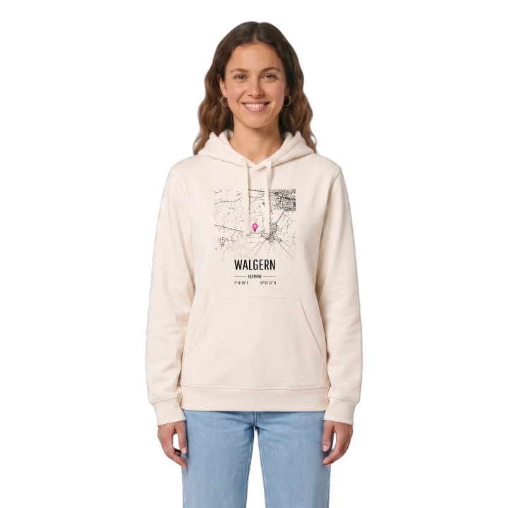 Walgern map hoodie – hoodie from PinShirt