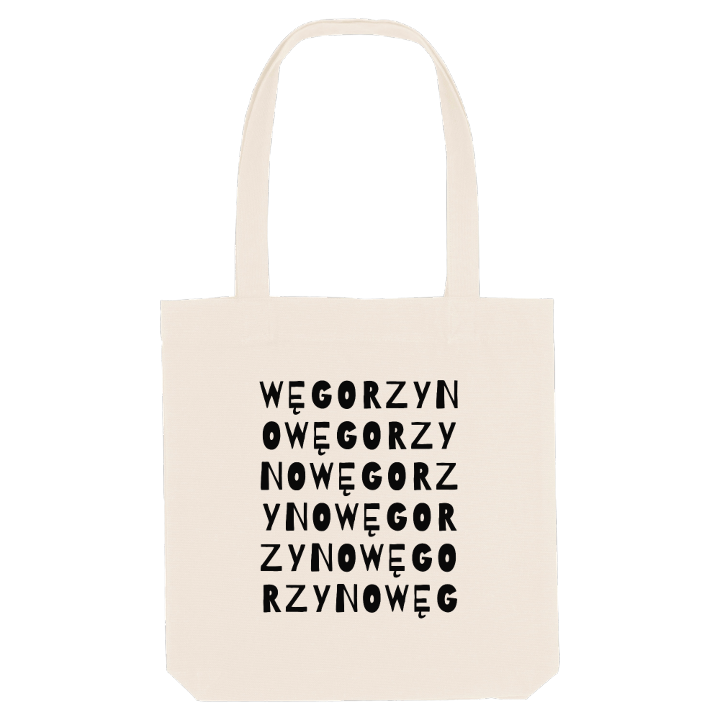 Węgorzyno wordplay tote bag – tote bag from PinShirt