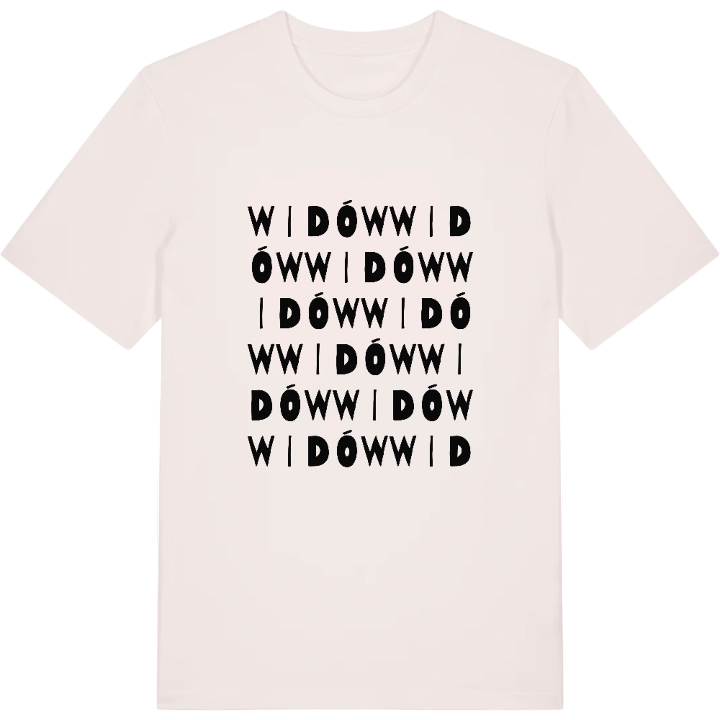 Widów wordplay t-shirt – t-shirt from PinShirt