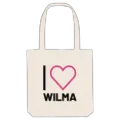 I love Wilma tote bag large print